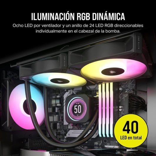 Corsair iCUE H100i ELITE LCD XT Kit de Refrigeração Líquida 240mm Preto
