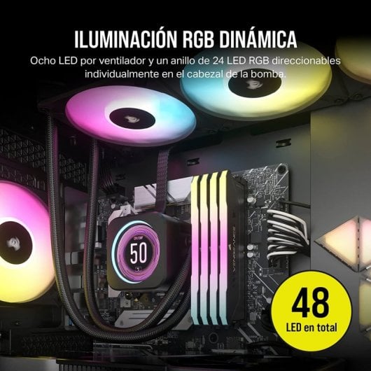 Corsair iCUE H150i ELITE LCD XT Kit di raffreddamento a liquido 360 mm Nero