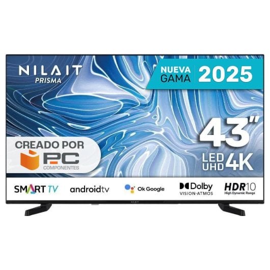 Nilait Prisma NI-43UB7001S Smart TV LED UHD 4K da 43 pollici