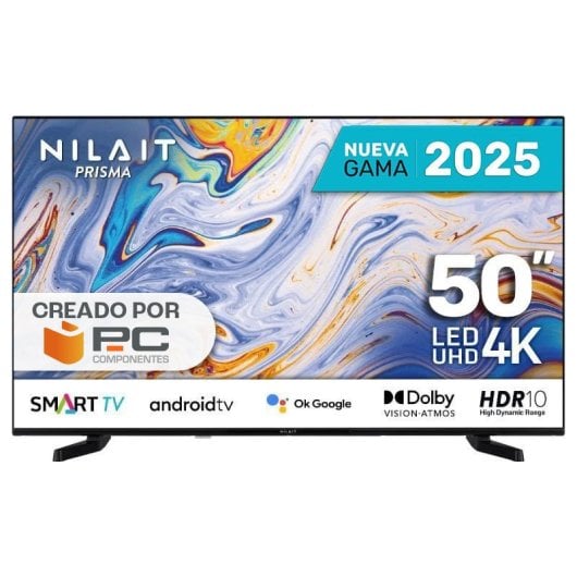 Smart TV Nilait Prisma NI-50UB7001S 50" LED UHD 4K HDR10