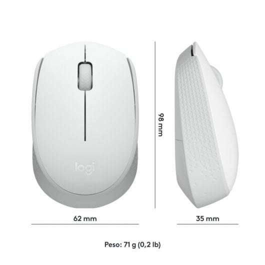Logitech M171 Ratón Inalámbrico Blanco