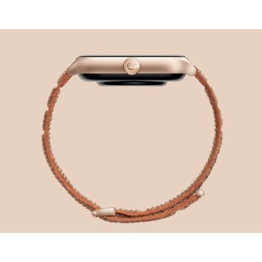 Amazfit GTS 4 Bluetooth GPS 43mm AMOLED Braun Einheitsgröße Wasserfest 5ATM SpO2 Puls Schlaf