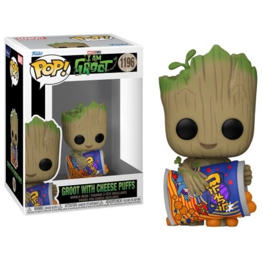 Funko Pop Marvel Guardianes de la Galaxia Groot con Cheese Puffs