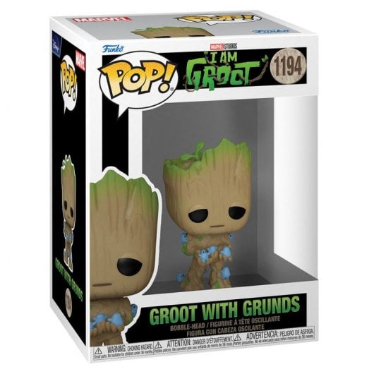 Funko Pop Marvel Guardians of the Galaxy Groot mit Grunds