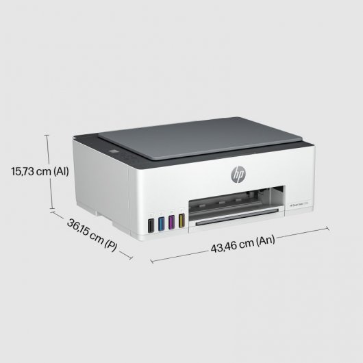 HP Smart Tank Stampante multifunzione 5105, Colore, Stampante per Abitazioni e piccoli uffici, Stampa, copia, scansione, wireless, Serbatoio stampante (tank) per grandi volumi di documenti, stampa da smartphone o tablet, Scansione su PDF