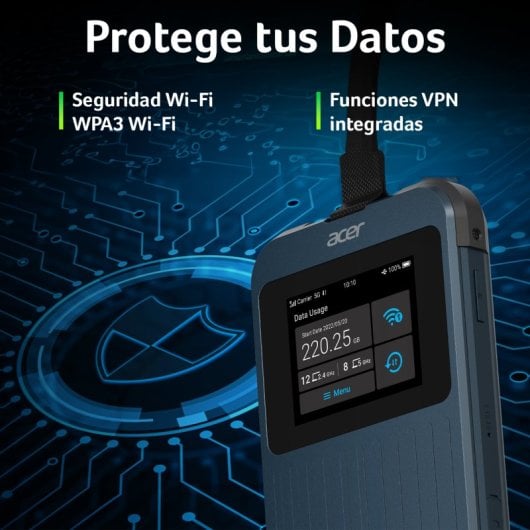 Acer Connect ENDURO M3 5G Router Móvel Wi-Fi
