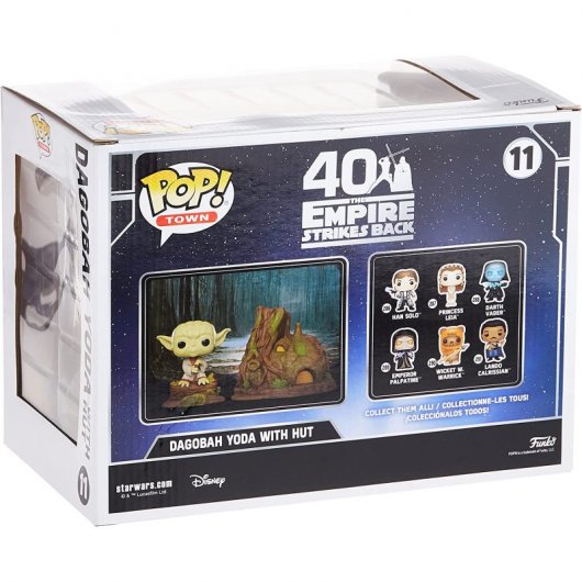 Funko Pop Deluxe Star Wars 40th Anniversary Das Imperium schlägt zurück Yoda's Cabin