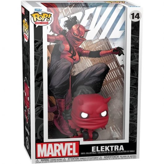 Funko Pop Marvel Elektra Daredevil Album Comic