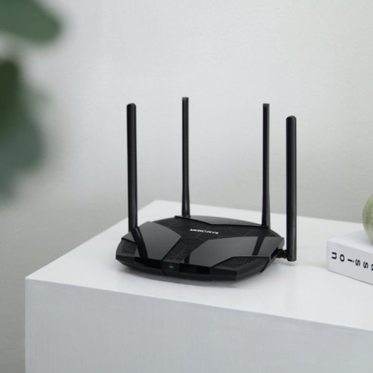 Mercusys MR80X Router Wi-Fi 6 Doble Banda AX3000