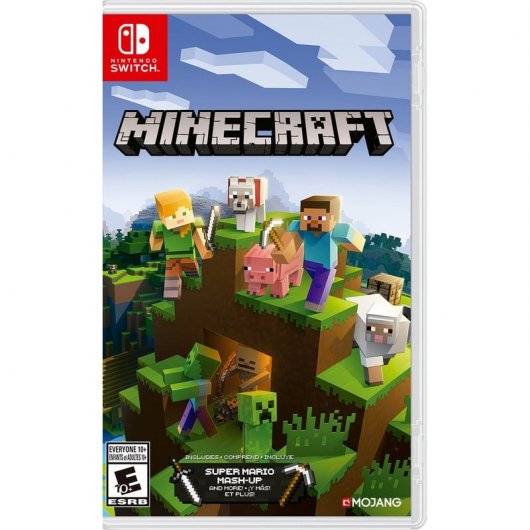 Nintendo Pack Switch Lite Coral + Minecraft: Nintendo Switch Edition ...