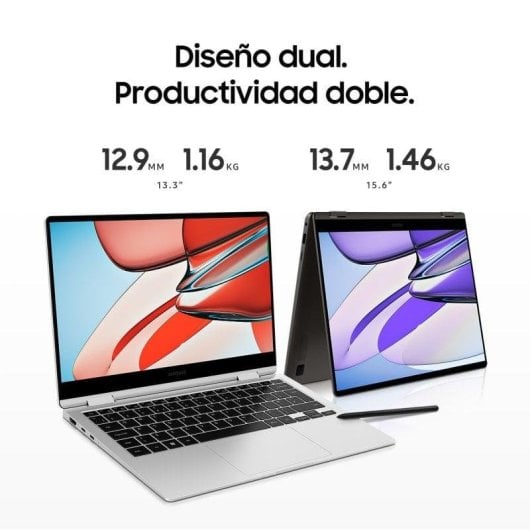 Samsung Galaxy Book3 360 Intel Evo Core i5-1340P/16GB/512GB SSD/13.3" Táctil Windows 11