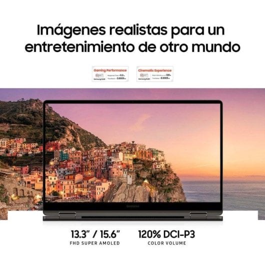 Samsung Galaxy Book3 360 Intel Evo Core i5-1340P/16GB/512GB SSD/13.3" Táctil Windows 11