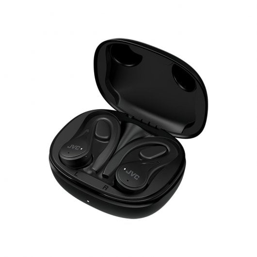 Écouteurs de sport sans fil noirs JVC HA-EC25T