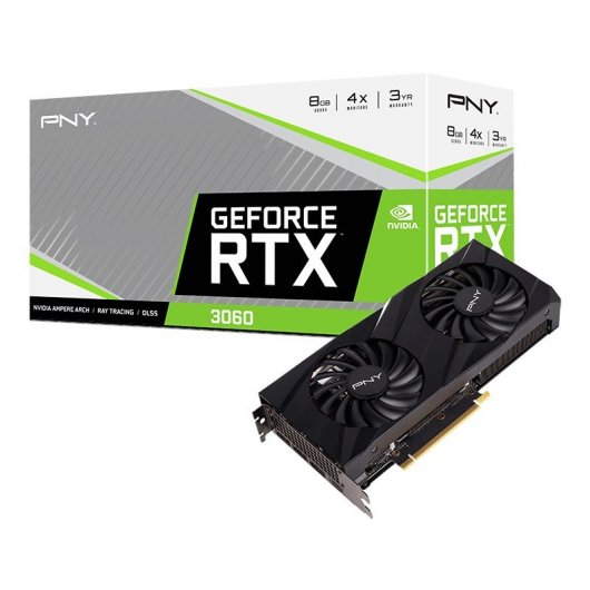 PNY GeForce RTX 3060 8 Go VERTO double ventilateur 8 Go GDDR6