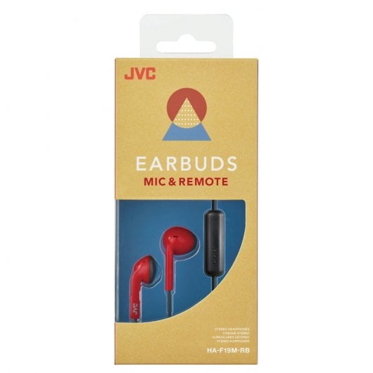 JVC HA-F19M Auriculares con Micrófono Rojo