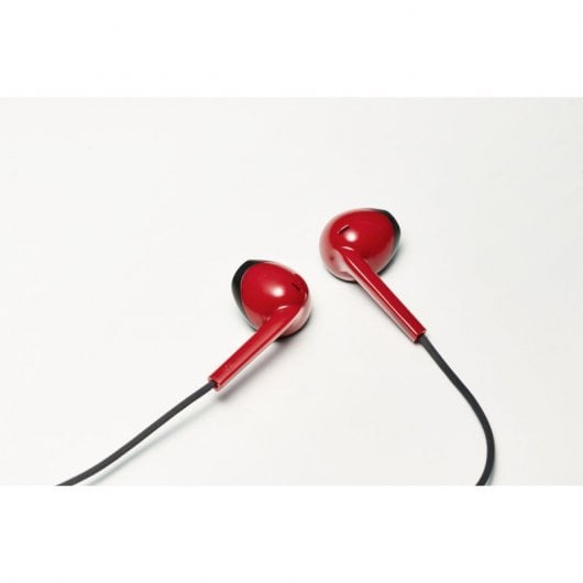 JVC HA-F19M Auriculares con Micrófono Rojo