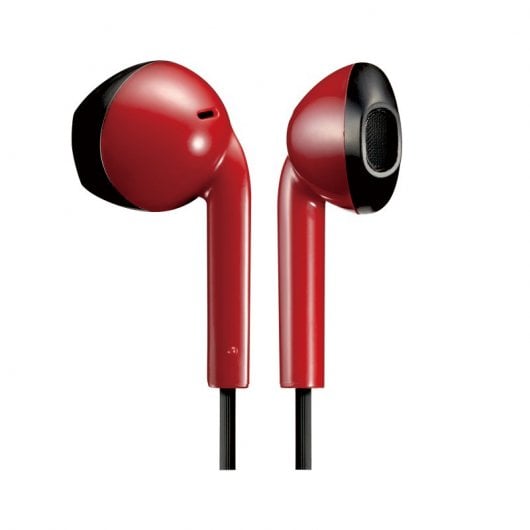 JVC HA-F19M Auriculares con Micrófono Rojo