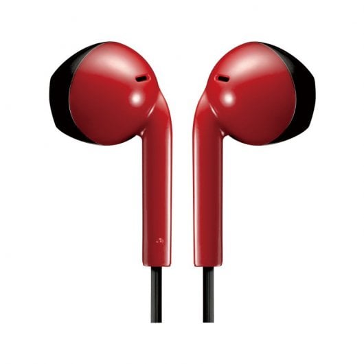 JVC HA-F19M Auriculares con Micrófono Rojo