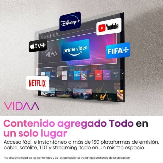 Hisense 32A4K 32" LED HD con Modo Juego y Deportes IA, Sonido DTS, Smart TV VIDAA U6