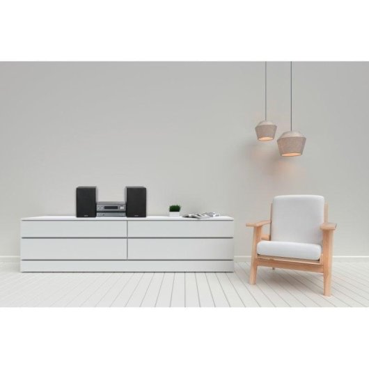 Micro Systeem Kenwood M-918DAB-H 10W RMS Bluetooth USB DAB+ Zilver