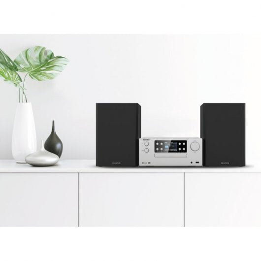 Kenwood M-925DAB Microcadena HiFi Bluetooth con CD/USB/DAB+ Plata