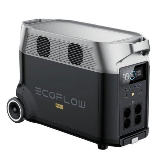 Station d’énergie EcoFlow DELTA Pro 3600Wh 4 ports AC 6 ports USB Batterie LiFePO4 Écran LCD Chargeur solaire Compatible