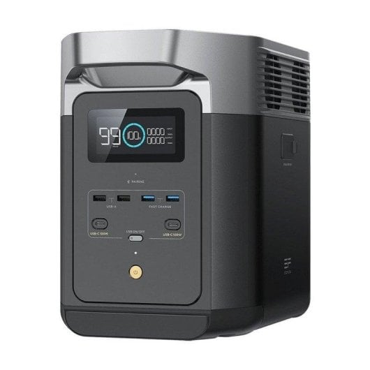 Stazione di energia EcoFlow DELTA 2 1024Wh 4 porte AC 6 uscite totali Batteria LiFePO4 Wi-Fi Bluetooth LCD