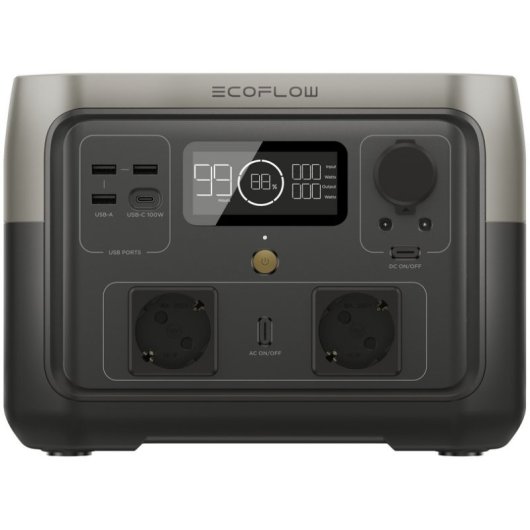 EcoFlow RIVER 2 Max Estación de Energía Portátil 512Wh