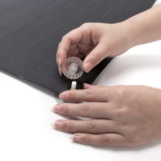 Ventosas EcoFlow 50010004 para Painel Solar 8 unidades Fixação Transparente