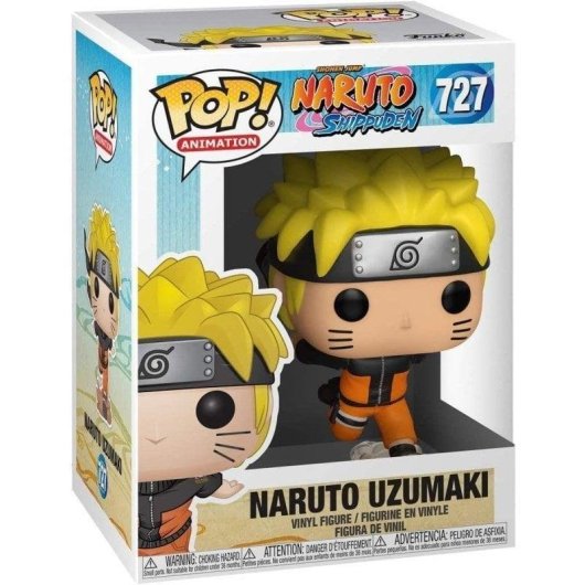Figura colecionável Funko Naruto Uzumaki Correndo PVC Multicolor 9,5 cm