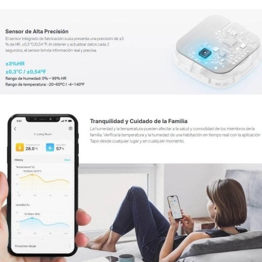 Sensore di Temperatura e Umidità TP-Link Tapo T310 Wireless Alta Precisione