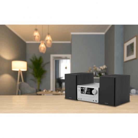 Kenwood M-725DAB-S  Microcadena HiFi Bluetooth con CD/USB/DAB+