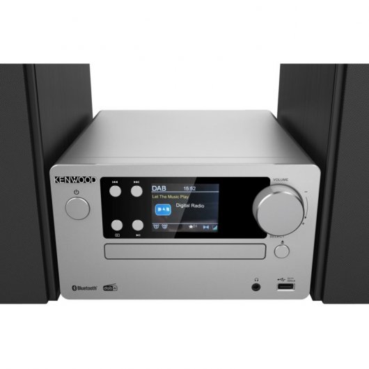 Kenwood M-725DAB-S  Microcadena HiFi Bluetooth con CD/USB/DAB+