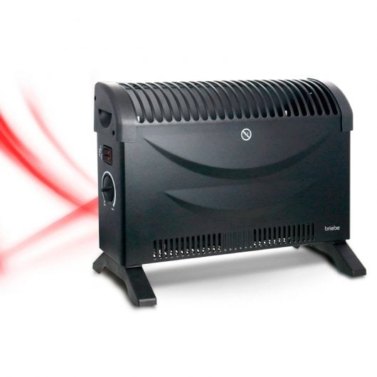 Briebe BRI-128215.1 Termoconvettore elettrico 2000W Nero
