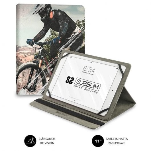 Subblim Trendy Case Funda Universal Biker para Tablet hasta 11"