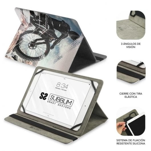 Subblim Trendy Case Funda Universal Biker para Tablet hasta 11"
