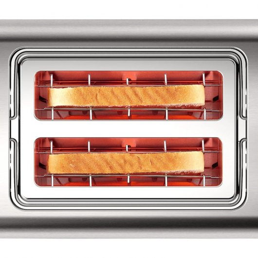 Bosch TAT4P420 Grille-pain court DesignLine Inox 970W