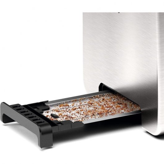 Bosch TAT4P420 Grille-pain court DesignLine Inox 970W