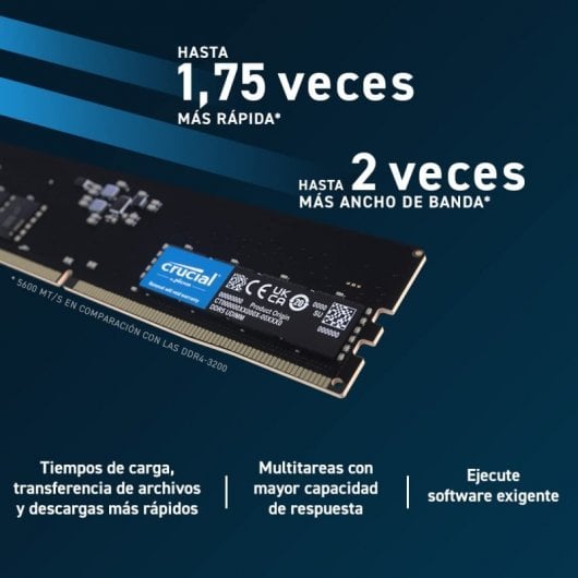 Entscheidender CT16G52C42U5 DDR5 5200 MHz PC5-41600 16 GB CL42