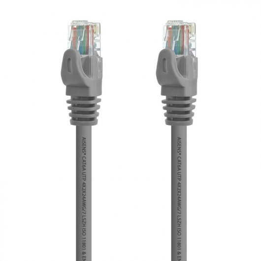 Aisens Cable de Red RJ45 LSZH Cat.6A UTP 25cm Gris