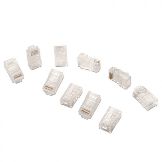 Aisens Conector RJ-45 8 Hilos Cat.6 AWG24 10 Unidades