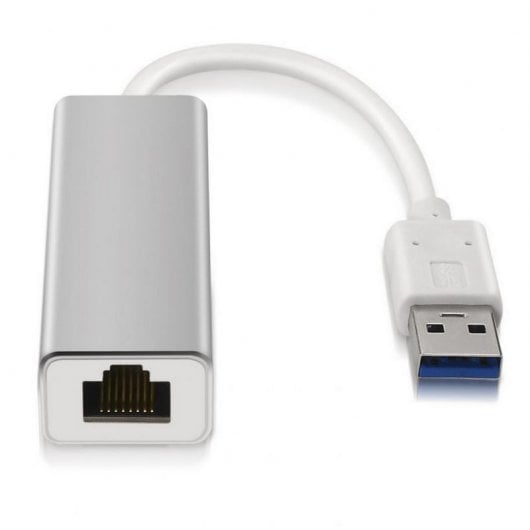 Convertitore Aisens USB 3.0 a Ethernet RJ-45 15 cm Grigio