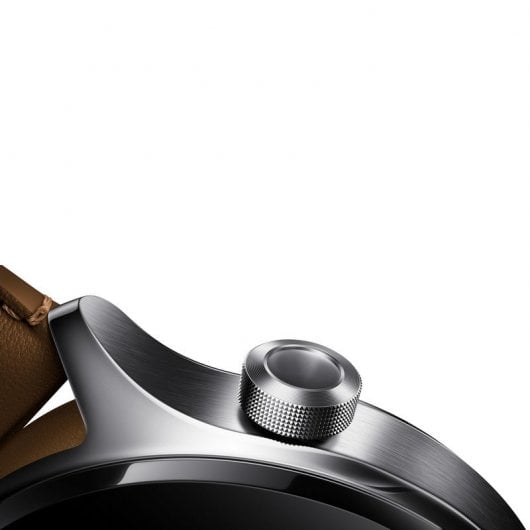 Xiaomi Watch S1 Pro Reloj Smartwatch Plata con Correa de Cuero Marrón