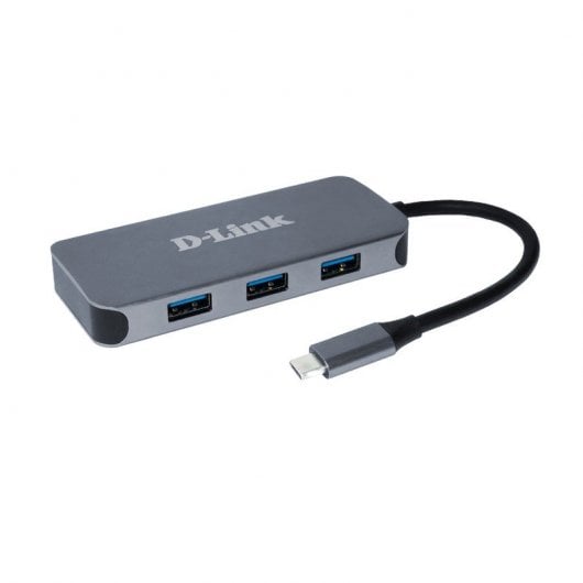 Adattatore D-Link DUB-2335 USB-C/HDMI/Gigabit Ethernet con 3 porte USB 3.0 PD 60 W