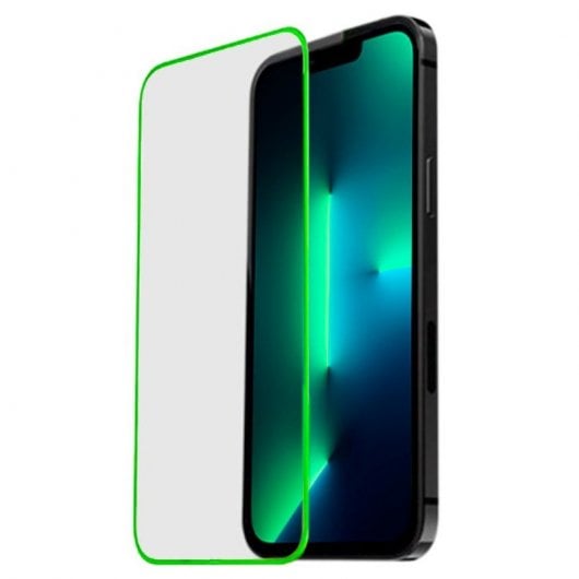 Fantastica protezione per lo schermo in vetro temperato al neon per iPhone 13/13 Pro/14