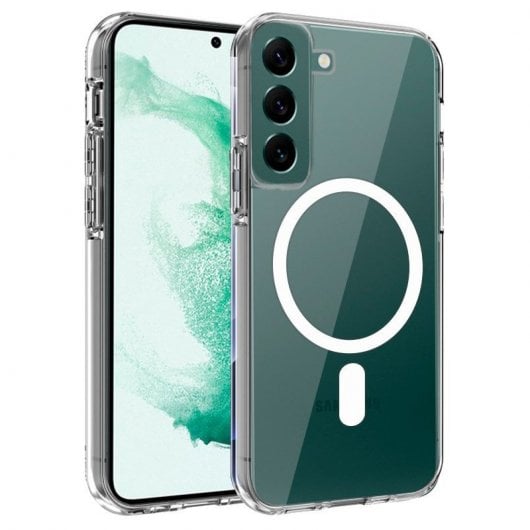 Cool Carcasa Magnética Transparente para Samsung S906 Galaxy S22 Plus