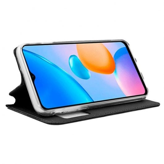 Coque Cool Flip Cover Noire pour Xiaomi Redmi 10 5G