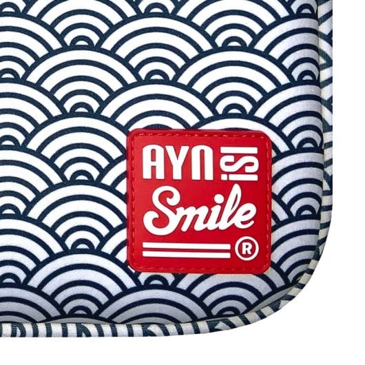 Smile Kimono Sleeve Funda Seigaiha para Portátil hasta 14"