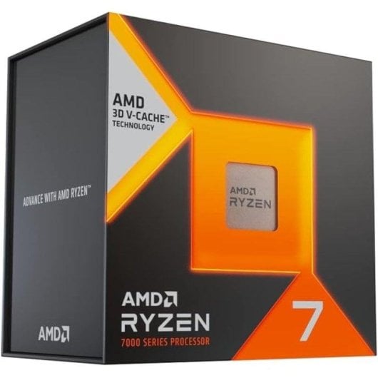 Processeur AMD Ryzen 7 7800X3D 8 Cœurs 4,2 GHz Base 5,0 GHz Turbo Cache 3D V-Cache