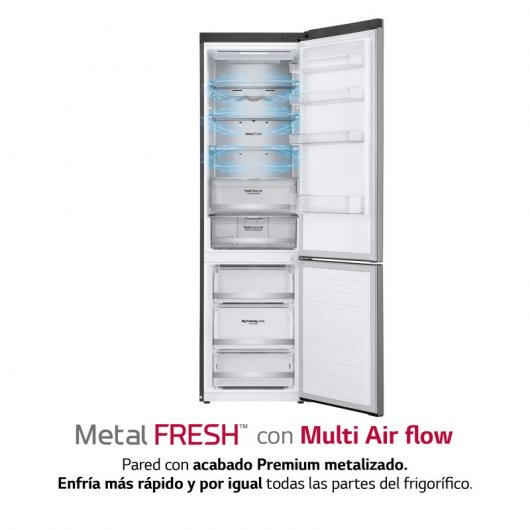 LG GBB72PZUGN Frigorífico Combi D Acero Inoxidable